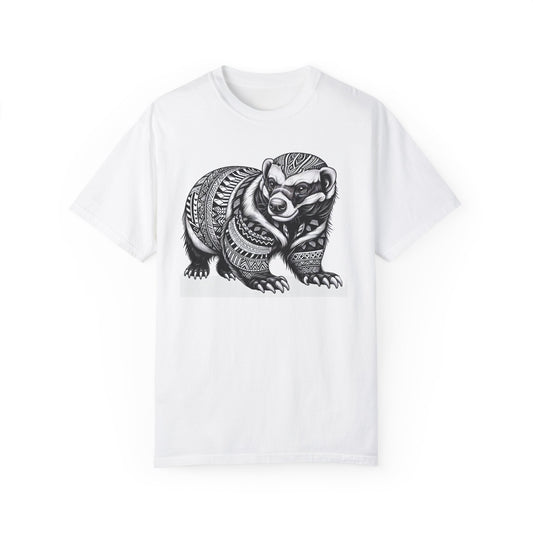 Honey badger Graphic Tribal Print T-shirt