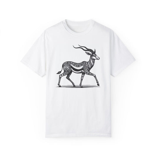 Gazelle Graphic Tribal Print T-shirt