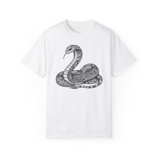 Cobra Graphic Tribal Print T-shirt