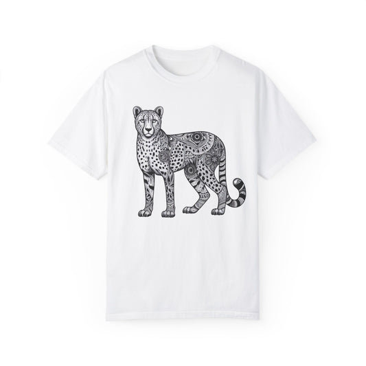 Cheetah Graphic Tribal Print T-shirt