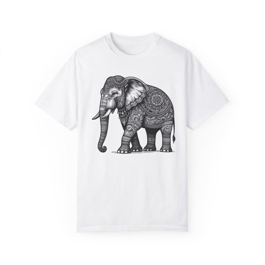 Elephant Graphic Tribal Print T-shirt